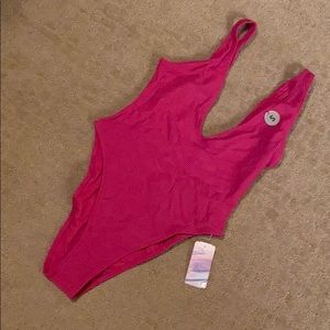 Forever 21 pink one piece